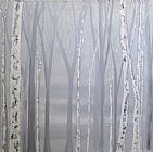 Georgie Gall Silver Birches Overlooking the Lake painting